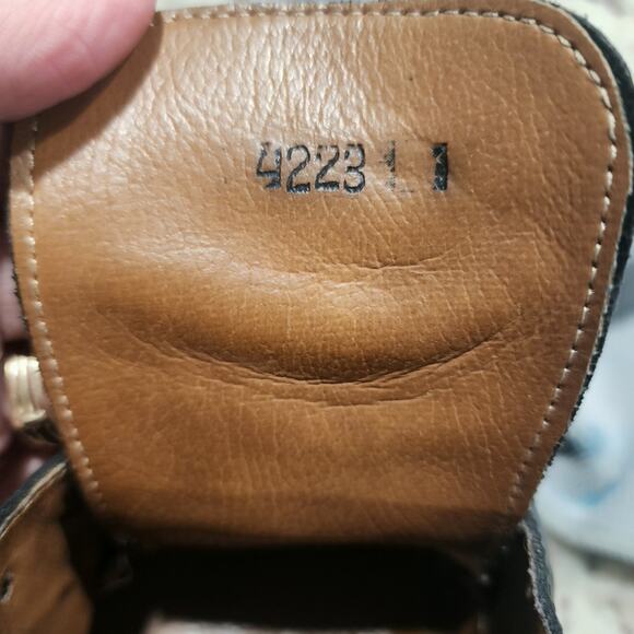 VENTURINI MEN\'S BLACK ITALIAN LEATHER CHUKKA BOOTS SIZE 8.5 MADE IN ITALY main image 5